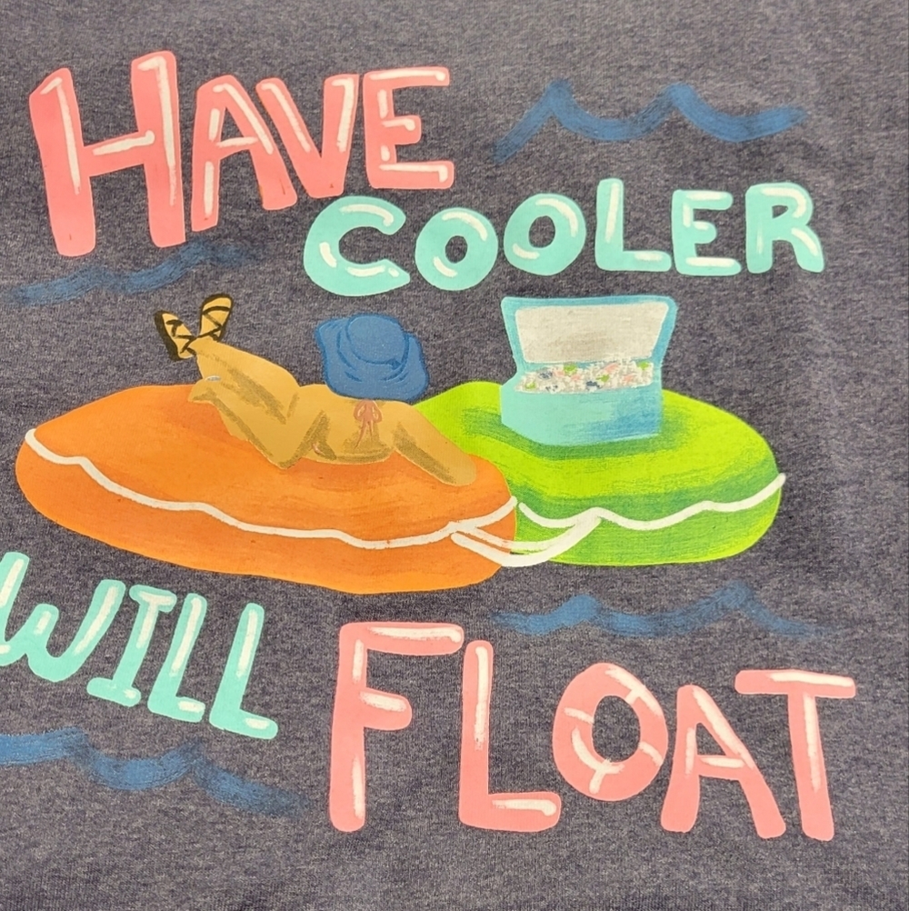Have Cooler Will Float 3xl - Denim Heather T-Shirt